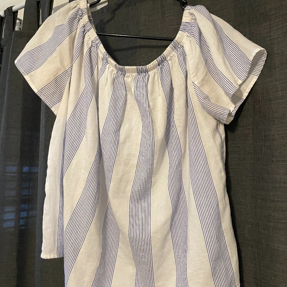 Boat neck Tunic Top